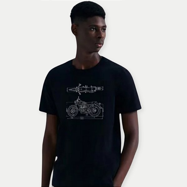 CAMISETA HERING MC COMFORT ALGODÃO SILKADA MASCULINA ADULTO