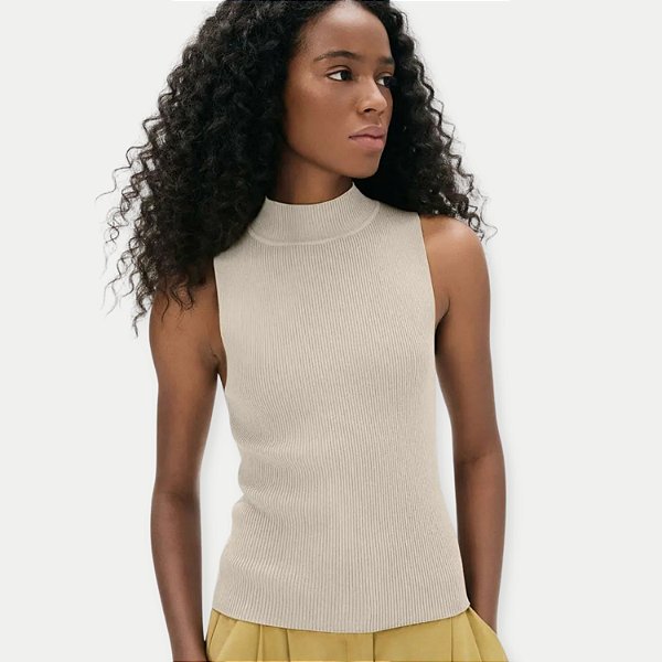 BLUSA HERING REGATA TRICO BEGE FEMININA ADULTO