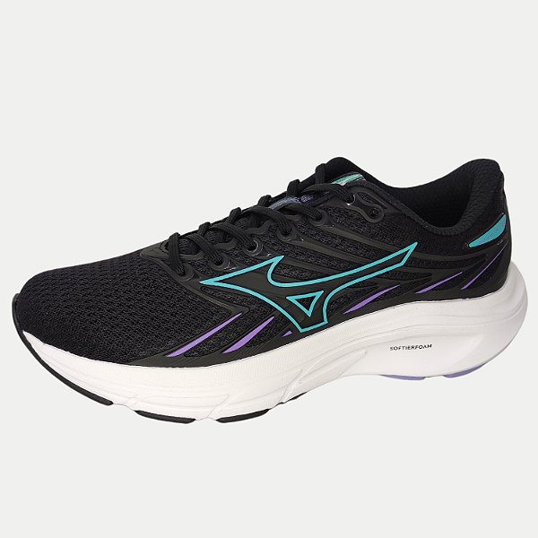 TÊNIS MIZUNO JET 8 RUNNING PRETO FEMININO ADULTO