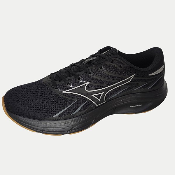 TÊNIS MIZUNO JET 8  RUNNING PRETO MASCULINO ADULTO