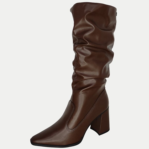 BOTA DAKOTA CANO LONGO SALTO ALTO CAFÉ FEMININA ADULTO