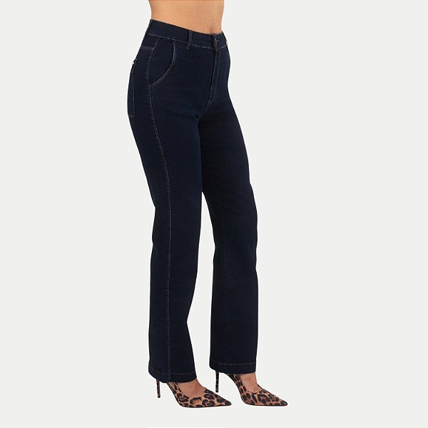 CALÇA SHOT JEANS E ELASTANO COMFORT FEMININA ADULTO