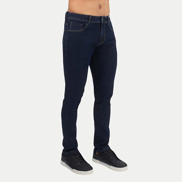 CALÇA SHOT JEANS E ELASTANO SLIM MASCULINA ADULTO