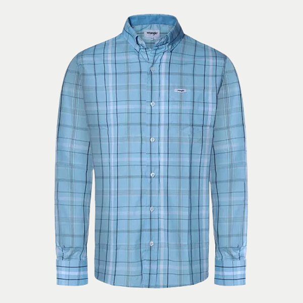 CAMISA WRANGLER ML COMFORT ALGODÃO XADREZ MASCULINO ADULTO