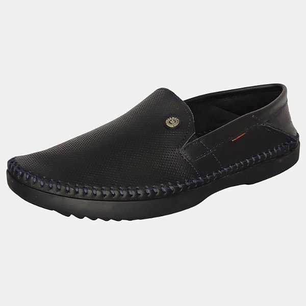 SAPATILHA FREE WAY FECHADA LOGANX-4 COURO PRETO MASCULINA ADULTO