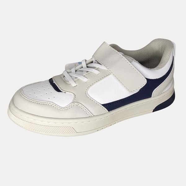 TÊNIS SOUND CASUAL V460M COM CADARÇO SINTETICO BICOLOR MASCULINO INFANTIL