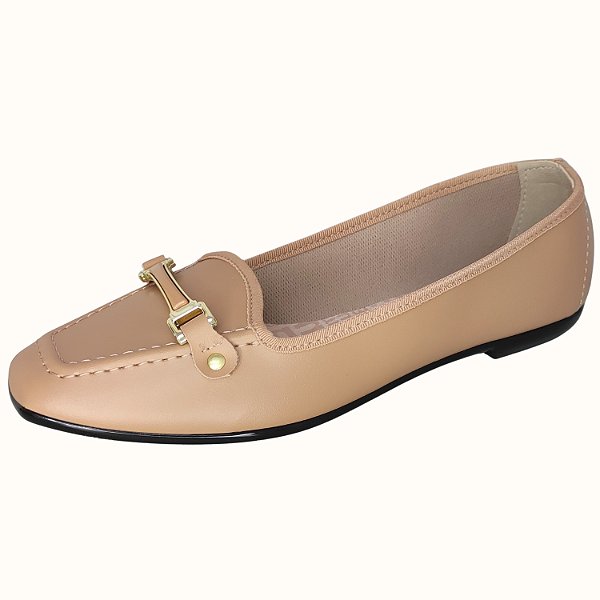 SAPATILHA MOLECA BICO REDONDO NUDE FEMININA ADULTO
