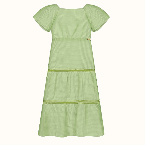 VESTIDO ALAKAZOO MANGA CURTA MIDI FEMININO INFANTIL