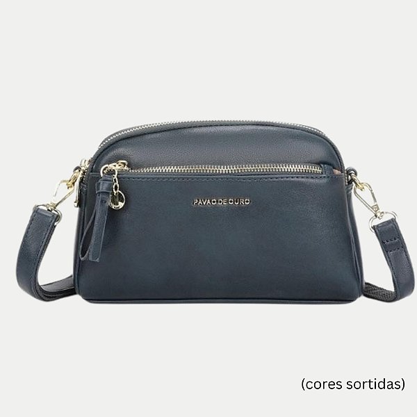 BOLSA AT SP PAVÃO DE OURO TRANSVERSAL FEMININA ADULTO (CORES SORTIDAS)