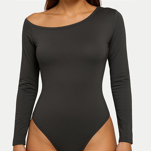 BLUSA AT SP BEM VESTIDAS MANGA LONGA BODY MALHA FEMININA ADULTO (CORES SORTIDAS) 278564-P