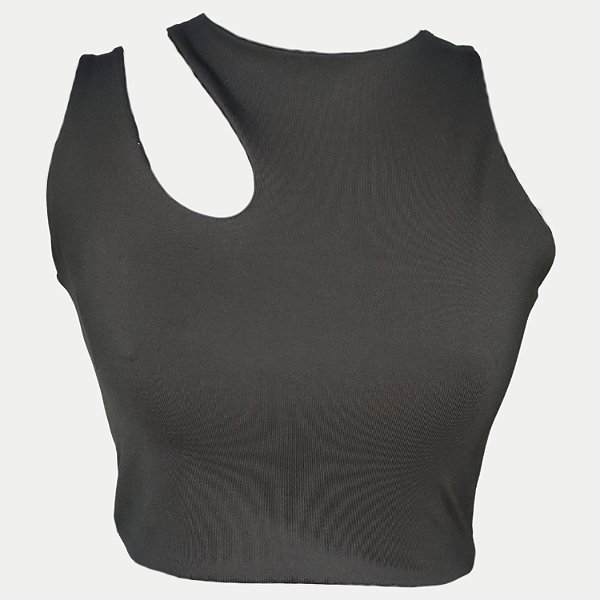 BLUSA AT SP BEM VESTIDAS REGATA CROPPED MALHA  FEMININA ADULTO(CORES SORTIDAS)  289605-P