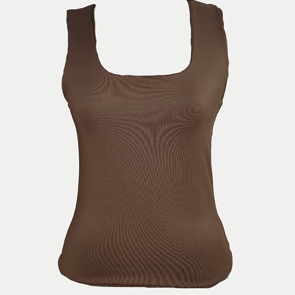 BLUSA AT SP BEM VESTIDAS REGATA DE MALHA FEMININA ADULTO (CORES SORTIDAS) 141507-P