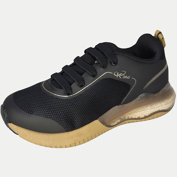 TÊNIS KIDY K360 ALPHA AIR RUNNING PRETO MASCULINO ADULTO