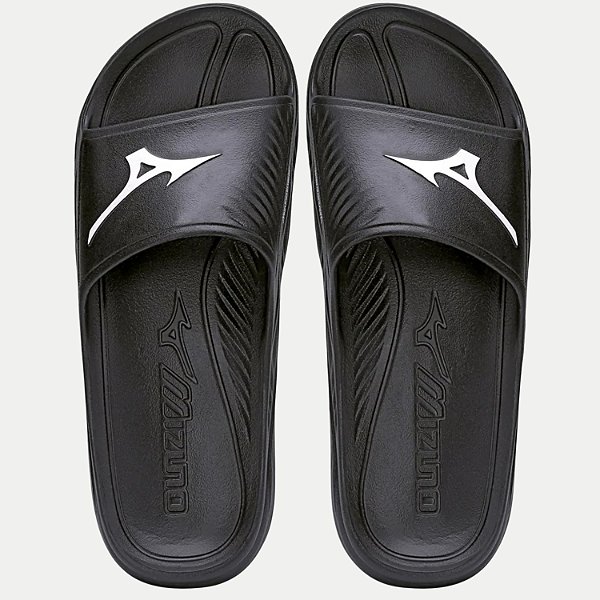 CHINELO MIZUNO GASPEA SLIDE ENERZY PRETO MASCULINO ADULTO