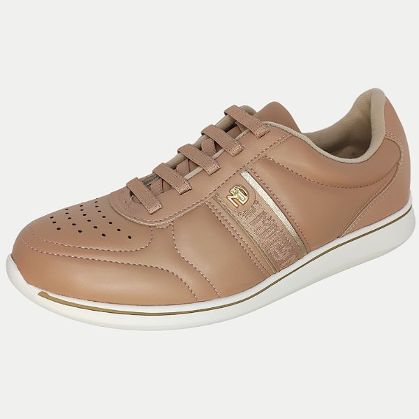TÊNIS MODARE CASUAL COM CADARÇO MARROM FEMININO ADULTO