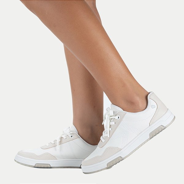 TÊNIS KOLOSH CASUAL COM CADARÇO OFFWHITE FEMININO ADULTO