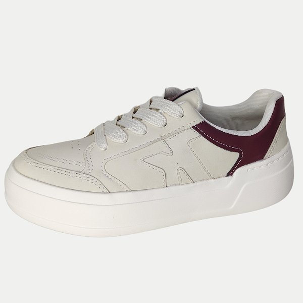 TÊNIS KOLOSH CASUAL COM CADARÇO CREME FEMININO ADULTO