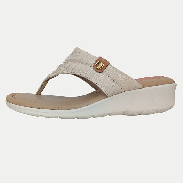 TAMANCO MODARE ANABELA BAIXO CREME FEMININO ADULTO