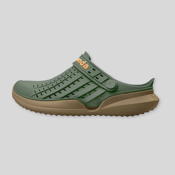 SANDALIA BOAONDA CLOG FLOW VERDE MILITAR MASCULINA ADULTO