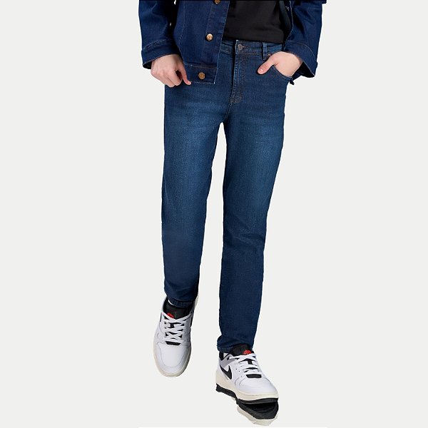 CALÇA URBAN JOY JEANS ELASTANO SLIM MASCULINA INFANTIL