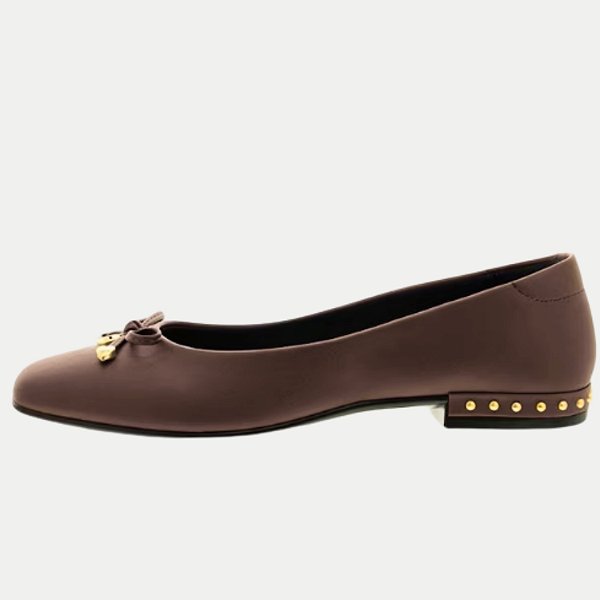 SAPATILHA MOLECA BICO QUADRADO MARROM FEMININA ADULTO