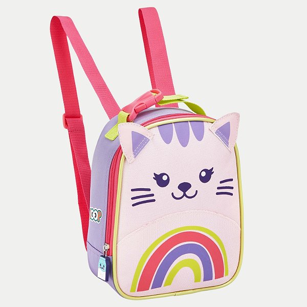 LANCHEIRA SEANITE ZOOP GATA MOCHILETE FEMININA  27081-P