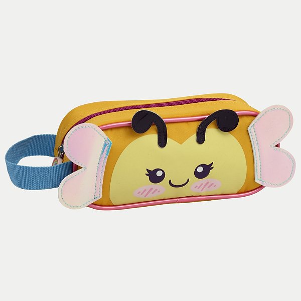 ESTOJO SEANITE ZOOP ABELHA 1 ZIPER AMARELO FEMININO  27072-P