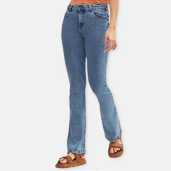 CALÇA LEE JEANS COM ELASTANO BOOTCUT FEMININA ADULTO
