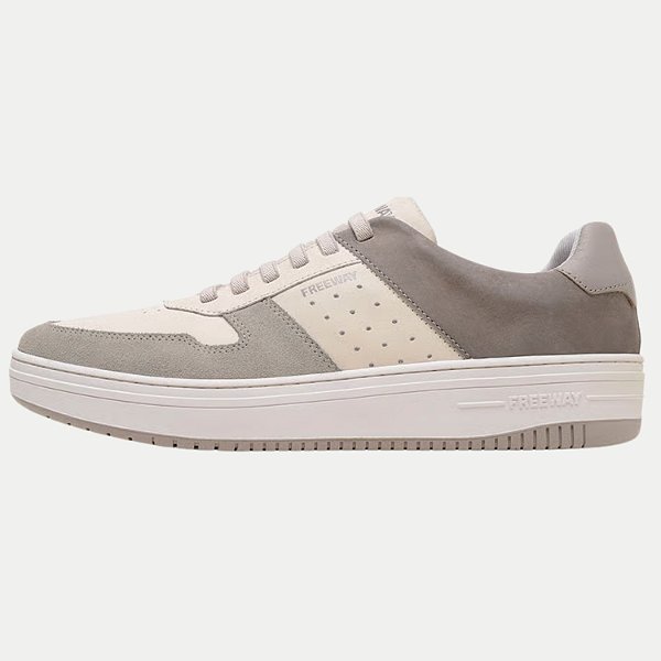 TÊNIS FREE WAY CASUAL BRANCO COURO MASCULINO ADULTO