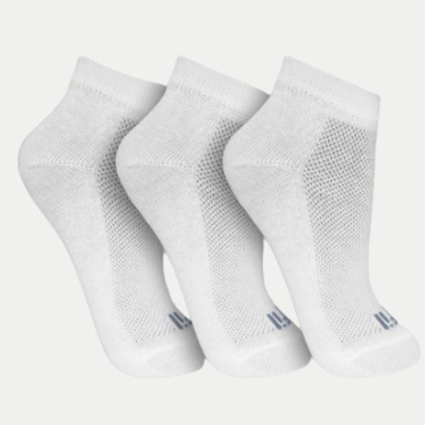 MEIA TRIFIL SOQUETE KIT COM 3 BRANCA UNISEX ADULTO