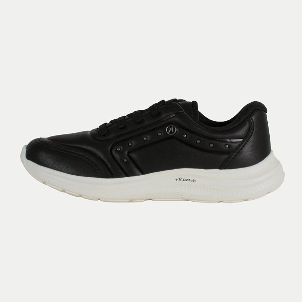 TÊNIS KOLOSH CASUAL COM CADARÇO PRETO FEMININO ADULTO