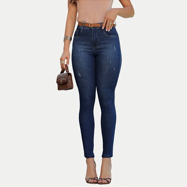 CALÇA MAC JEANS COM ELASTANO SKINNY FEMININA ADULTO