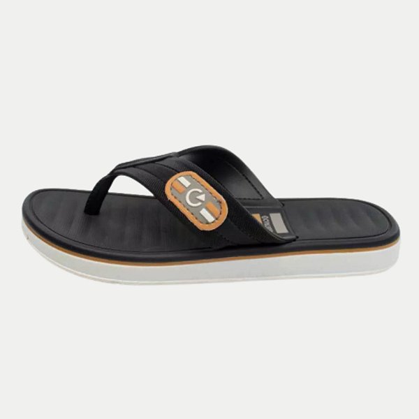 CHINELO CARTAGO DE DEDO PARIS PRETO MASCULINO INFANTIL