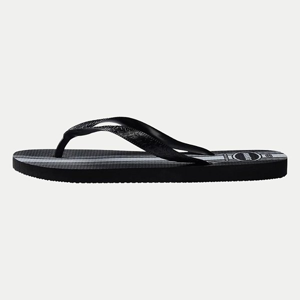 CHINELO HAVAIANAS COLOR ESSENTIAL DE DEDO PRETO MASCULONO ADULTO