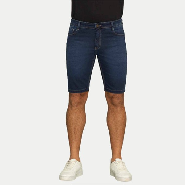 BERMUDA PITT JEANS MÉDIO COM ELASTANO COMFORT MASCULINO ADULTO