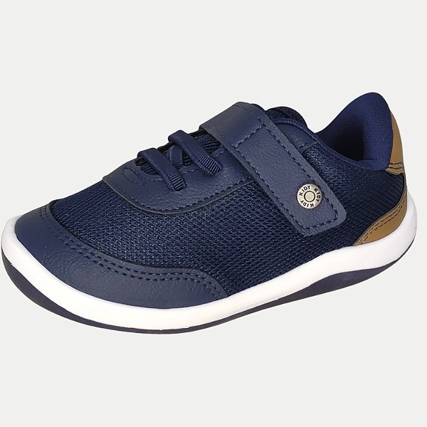 TÊNIS KIDY COLORS CASUAL COM VELCRO AZUL MARINHO MASCULINO INFANTIL