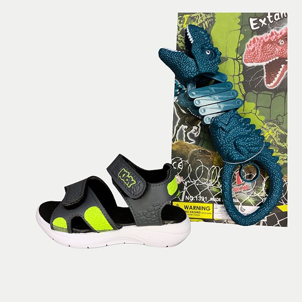 SANDALIA KIDY FLY BABY PAPETE COM BRINDE MASCULINA INFANTIL