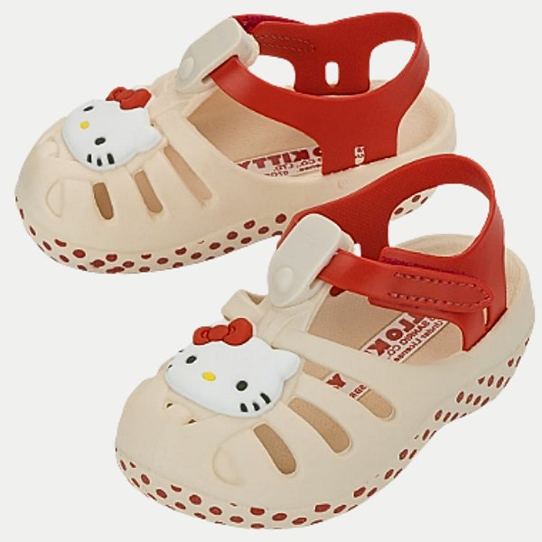 SANDALIA GRENDENE HELLO KITTY CUTE  PAPETE  FEMININA INFANTIL