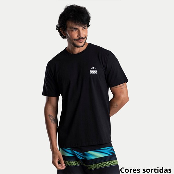 CAMISETA MARESIA MANGA CURTA COMFORT ALGODÃO SILKADA MASCULINA ADULTO (CORES SORTIDAS) 292831-P
