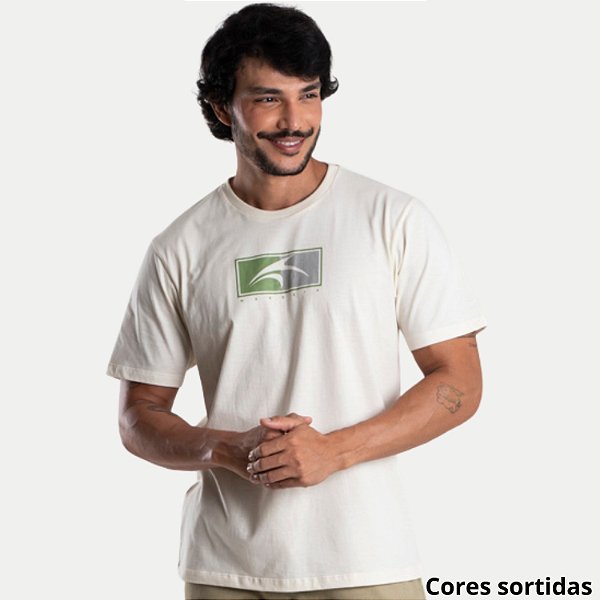 CAMISETA MARESIA MANGA CURTA COMFORT ALGODÃO SILKADA MASCULINA ADULTO (CORES SORTIDAS) 292815-P