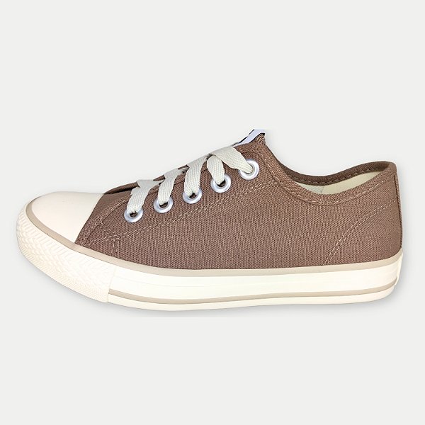 TÊNIS STREET STAR CASUAL CARAMELO LONA COM CADARÇO UNISEX