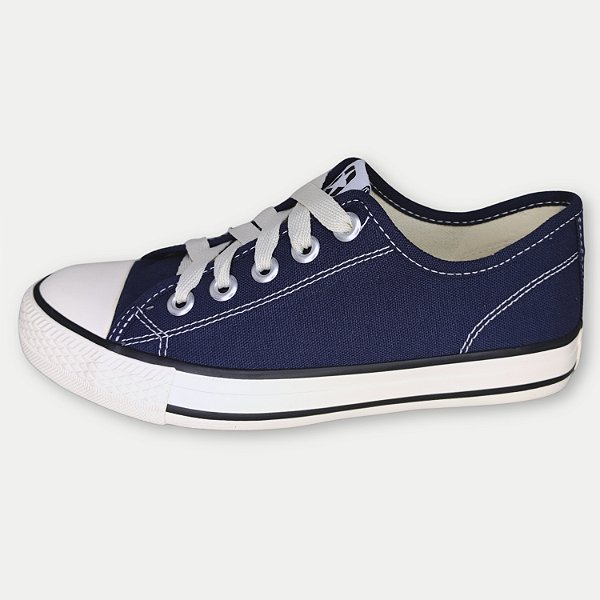 TÊNIS STREET STAR CASUAL AZUL MARINHO LONA COM CADARÇO UNISEX