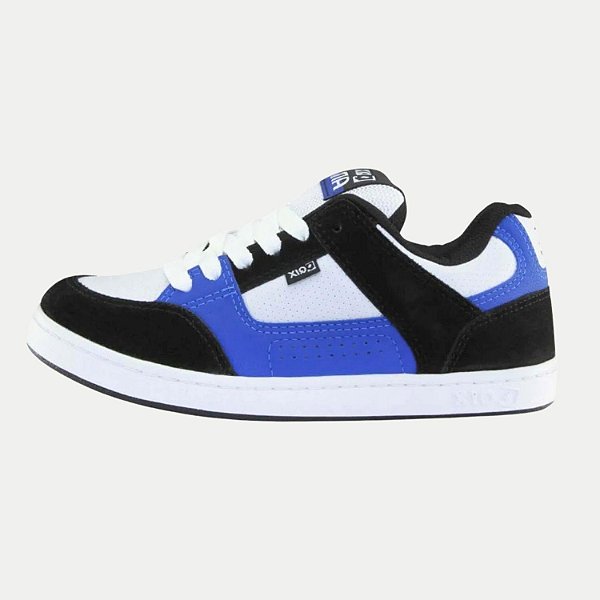 TÊNIS QIX SKATE SINTÉTICO PRETO COM AZUL MASCULINO ADULTO