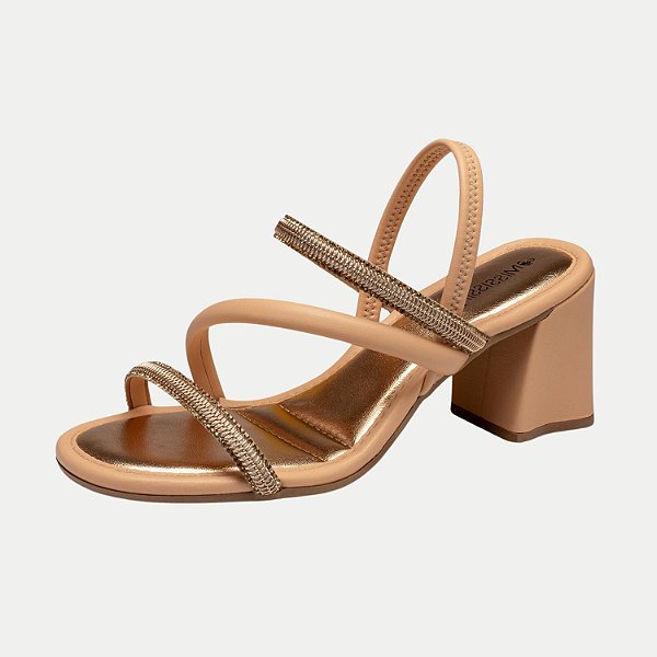 SANDALIA MISSISSIPI SALTO ALTO ACTIVE NUDE FEMININA ADULTO