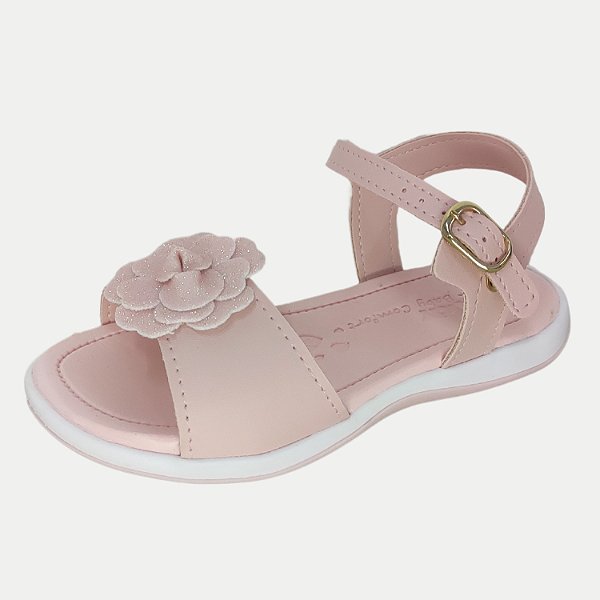 SANDALIA KIDY BABY EQUILIBRIO NUDE FEMININA INFANTIL