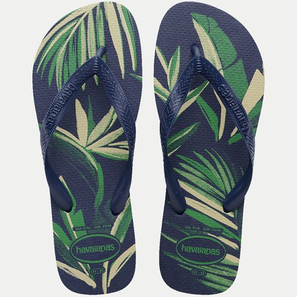 CHINELO HAVAIANAS ALOHA DE DEDO AZUL MARINHO MASCULINO ADULTO