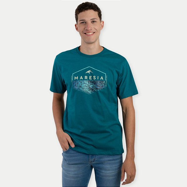 CAMISETA MARESIA MANGA CURTA COMFORT ALGODÃO SILKADA MASCULINA ADULTO (CORES SORTIDAS) 277929-P