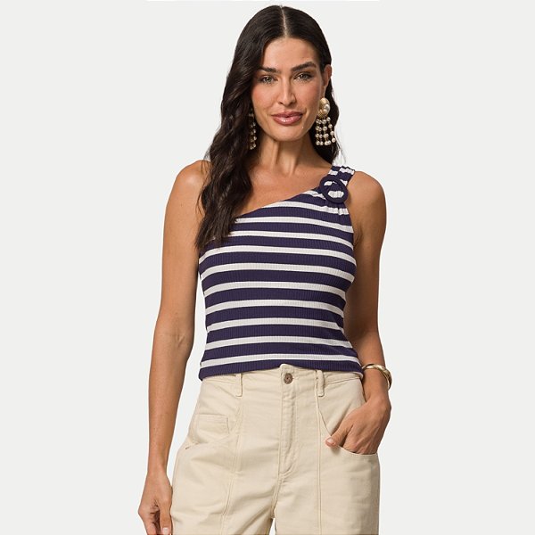 BLUSA DOCE TRAMA NULA MANGA PRETA DE MALHA CANELADA FEMININA ADULTO