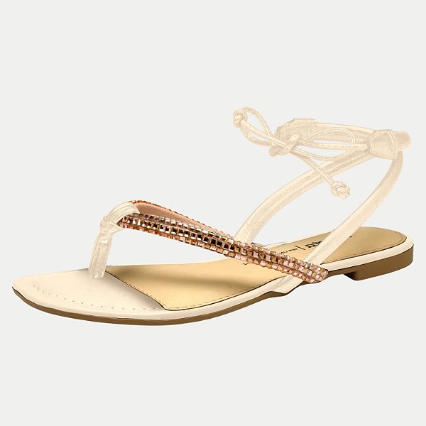 SANDALIA DAKOTA RASTEIRA CREME FEMININA ADULTO