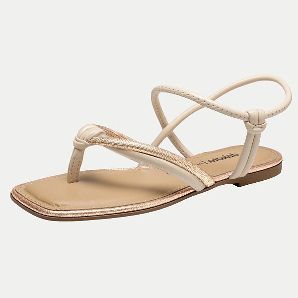 SANDALIA DAKOTA RASTEIRA OFFWHITE FEMININA ADULTO
